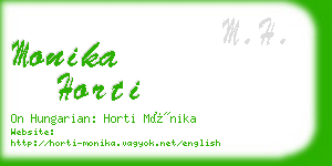 monika horti business card